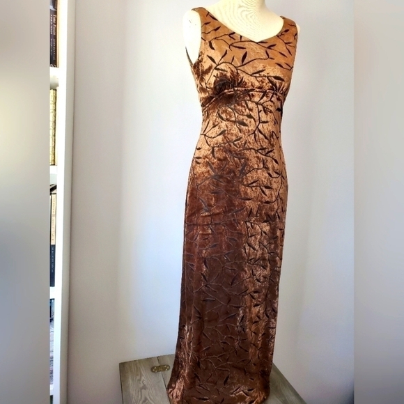 JOSEPH RIBKOFF vintage 90's crushed velvet  dress - Picture 3 of 12